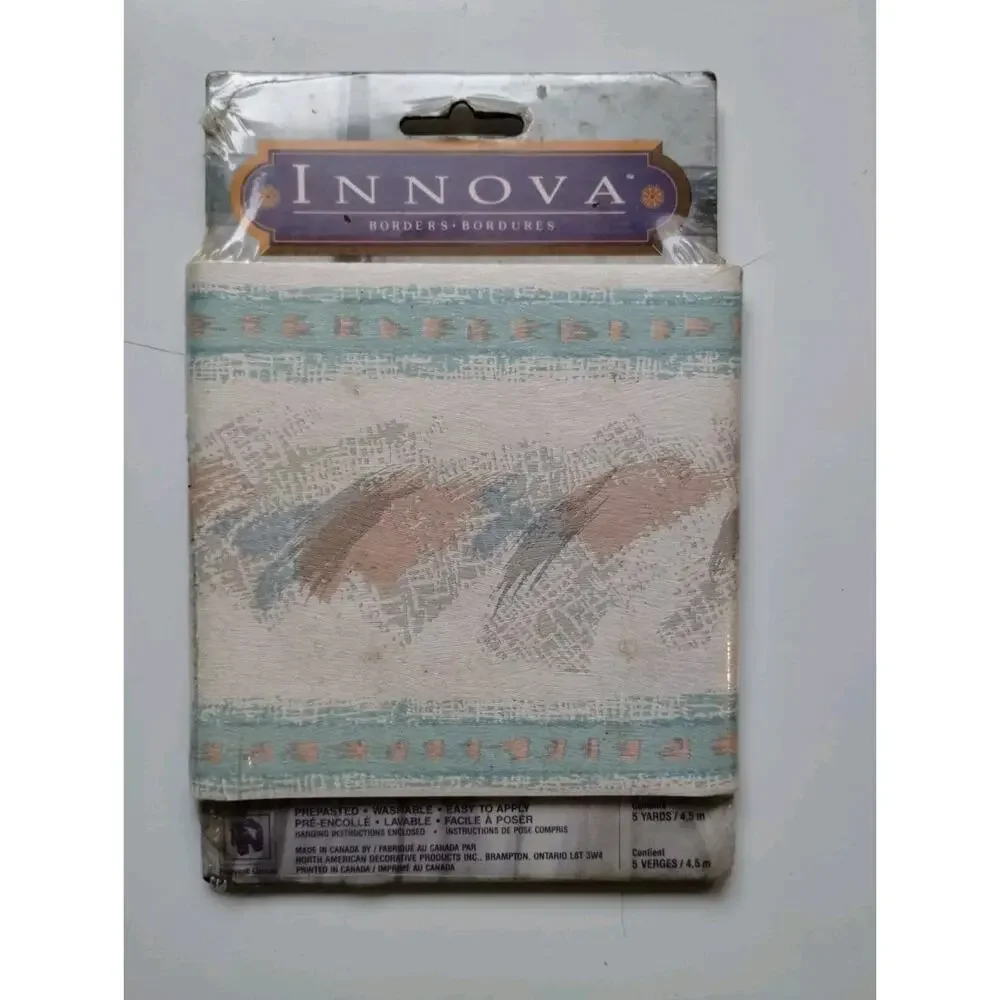 Lot Of 5 Innova 80's Look Wall Border - 25 yds - 5 Inches Tall